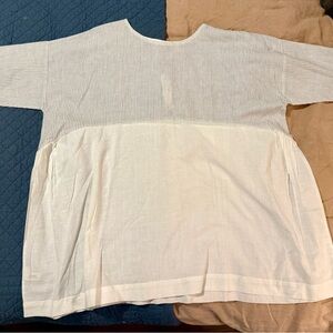 Runaway Bicycle linen blend tunic